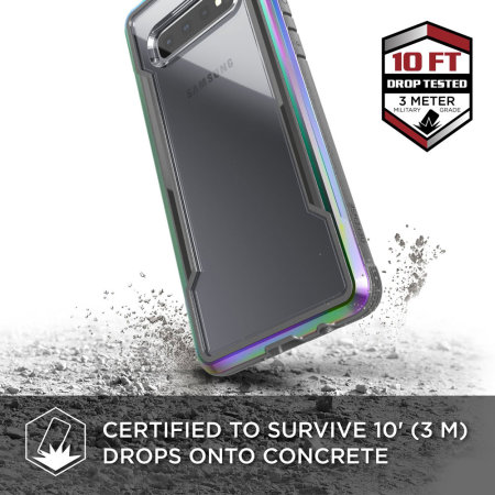 X-Doria Defense Shield Samsung Galaxy S10 Case - Iridescent