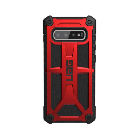 UAG Monarch Samsung Galaxy S10 Plus Protective Case - Crimson