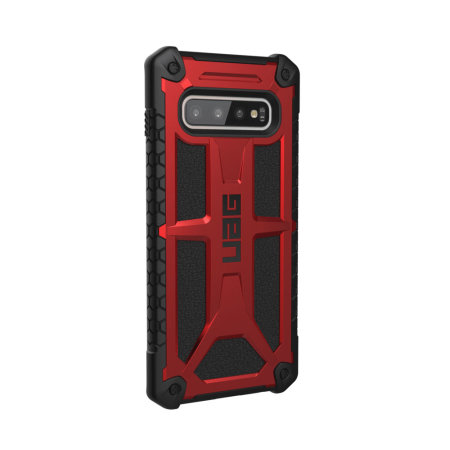 UAG Monarch Samsung Galaxy S10 Plus Protective Case - Crimson