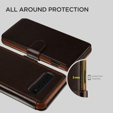 RFID Blocking Kickstand Function Card Slots for Galaxy S10+ Plus Green and FYY Samsung Galaxy S10+ Plus 6.4 Luxury Handmade Flip Folio Case with Cowhide Genuine Leather Handcrafted Wallet Case 