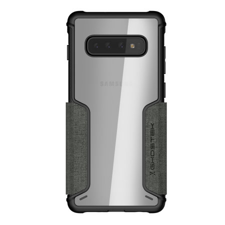 Ghostek Exec 3 Samsung Galaxy S10 Plus Wallet Case-Grey