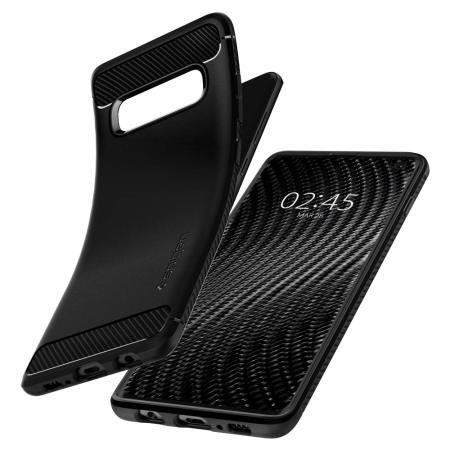 Spigen Rugged Armor Samsung Galaxy S10 Case - Black