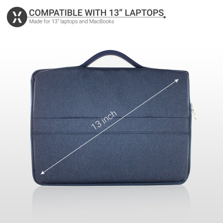 Olixar Canvas 13" Laptop Bag - Blue
