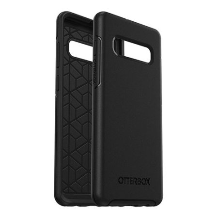 offset badge Reserve OtterBox Symmetry Case Samsung Galaxy S10 Plus - Black