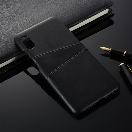 Olixar Farley RFID Blocking Xiaomi Mi 8 Pro Wallet Case - Black