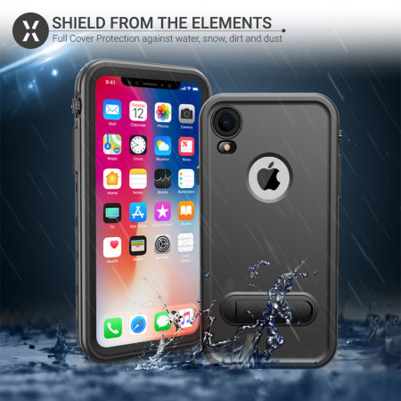 Olixar Terra 360 iPhone XR Water Resistant Case - Black
