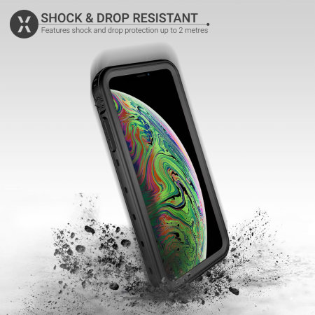 Coque iPhone XS Max Olixar Terra 360 – Protection complète – Noir