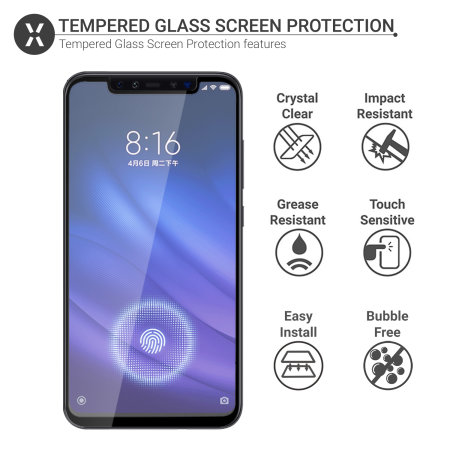 Olixar Xiaomi Mi 8 Pro Tempered Glass Screen Protector