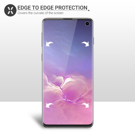 Olixar Front And Back Samsung Galaxy S10 TPU Screen Protectors