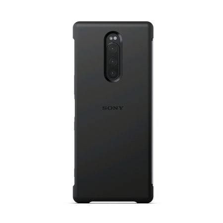 Official Sony Xperia 1 Style Cover Touch Case SCTI30  - Black