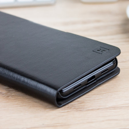 Olixar Leather-Style Google Pixel 3a XL Wallet Stand Case - Black