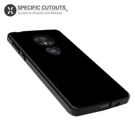 Coque Motorola Moto G7 Play Olixar FlexiShield – Coque en gel – Noir