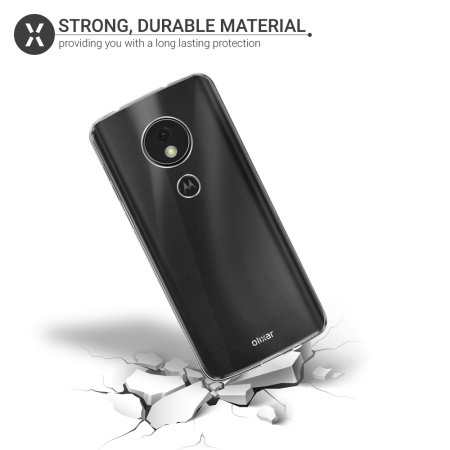 Olixar FlexiShield Motorola Moto G7 Power Gel Case - Klarglas