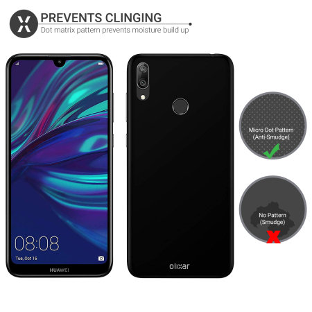 Coque Huawei Y7 Prime 2019 Olixar FlexiShield en gel – Noir