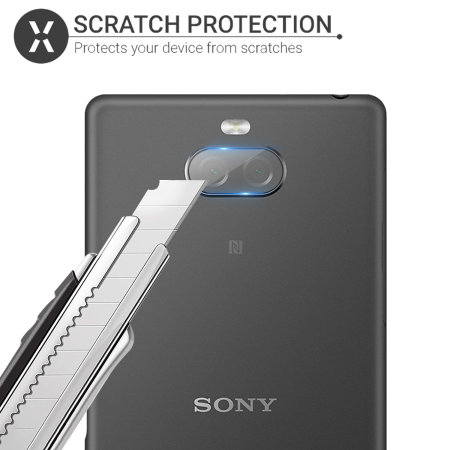 Olixar Sony Xperia 10 Plus Glass Camera Protectors - Twin Pack