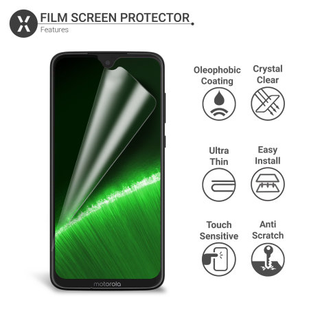 Olixar Motorola Moto G7 Plus Film Screen Protector 2-in-1 Pack