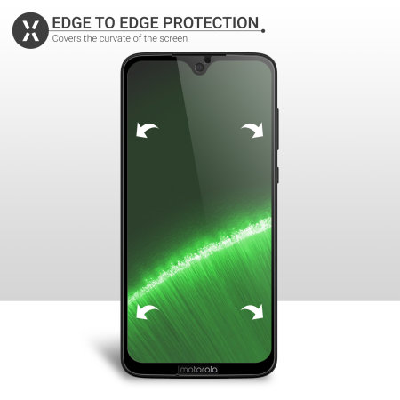 Olixar Motorola Moto G7 Plus gehärtetes Glas Displayschutzfolie