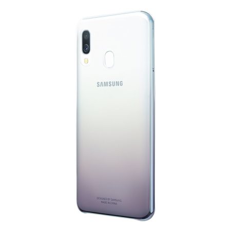 Official Samsung Galaxy A40 Gradation Cover Case - Black