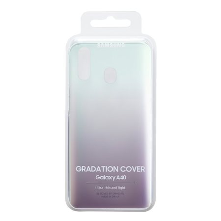 Official Samsung Galaxy A40 Gradation Cover Case - Black