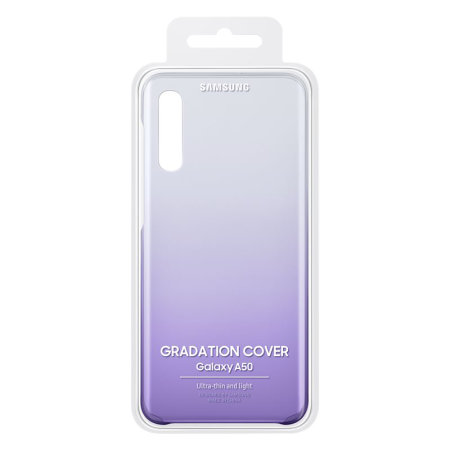Offizielle Samsung Galaxy A50 Gradation Cover Hülle - Lila