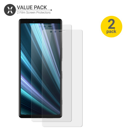 Olixar Sony Xperia 1 Film Screen Protector 2-in-1 Pack