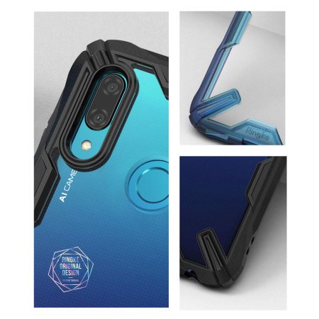 Rearth Ringke Fusion X Huawei P Smart 2019 Case - Zwart