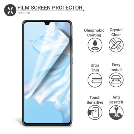 Olixar Huawei P30 Film Screen Protector 2-in-1 Pack