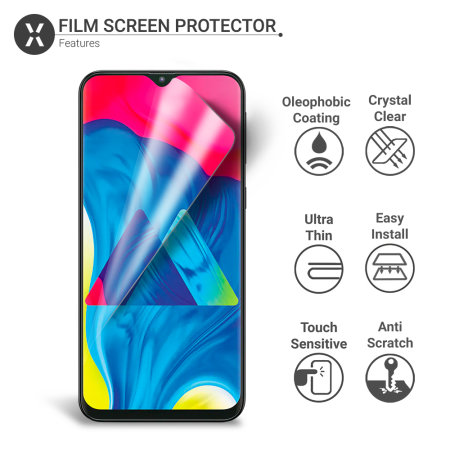 Olixar Samsung Galaxy M10 Film Screen Protector 2-in-1 Pack
