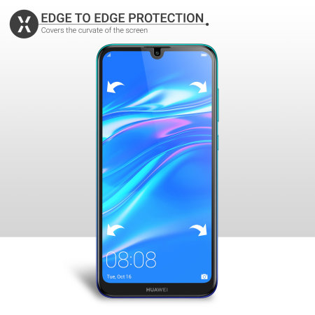Protection d'écran Huawei Y7 Pro Film protecteur Olixar – Pack de 2