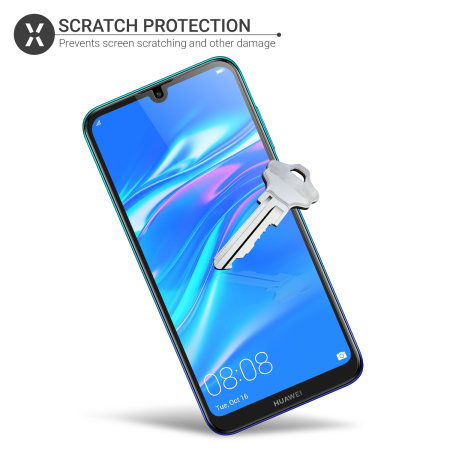 Protection d'écran Huawei Y7 Prime Film protecteur Olixar – Pack de 2