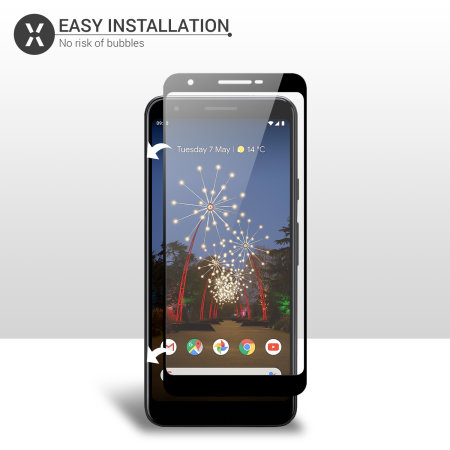 Olixar Google Pixel 3a Tempered Glas Displayschutz
