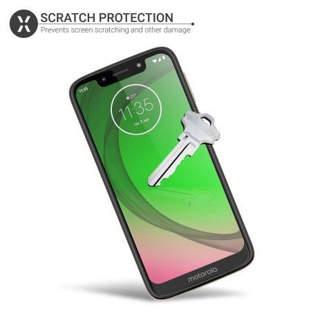 Olixar Motorola Moto G7 Play Film Screen Protector 2-in-1 Pack