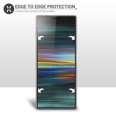 Olixar Sony Xperia 10 Plus Film Screen Protector 2-in-1 Pack