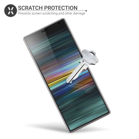 Olixar Sony Xperia 10 Plus Film Screen Protector 2-in-1 Pack