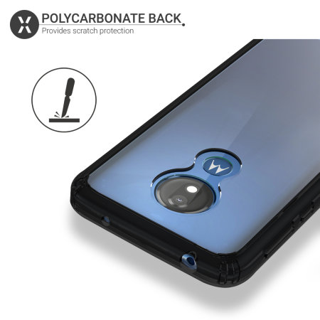 Olixar ExoShield Moto G7 Power Tough Snap-on Case - US Version - Black