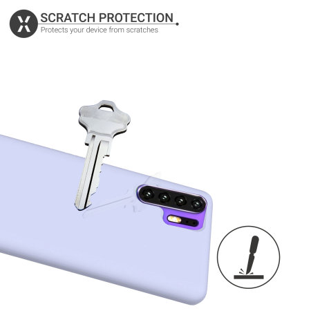Olixar Soft Silicone Huawei P30 Pro Case - Lilac