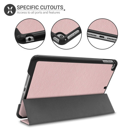 Olixar Leather-style iPad Mini 2019 Case - Rose Gold