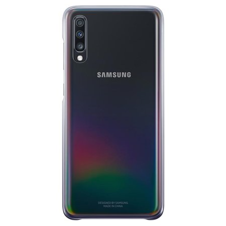 Official Samsung Galaxy A70 Gradation Cover Case - Black