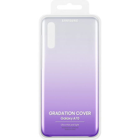Official Samsung Galaxy A70 Gradation Cover Case - Violet