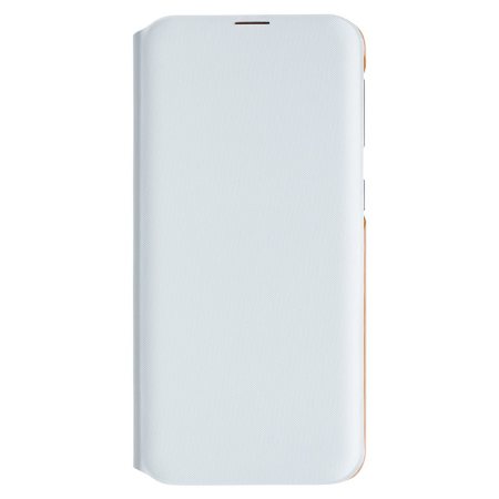 Official Samsung Galaxy A20e Wallet Flip Cover Case - White