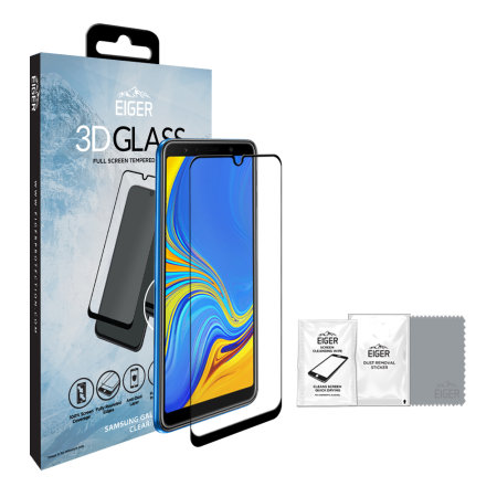 Eiger 3D Glass Samsung A30 Tempered Glass Screen Protector - Black