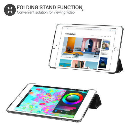 Olixar iPad Mini 2019 Folding Stand Smart Case - Black