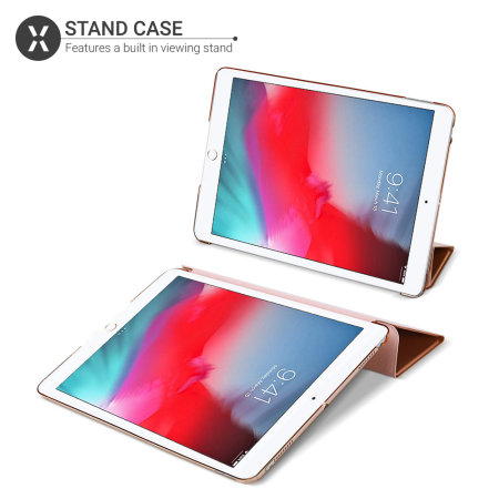 Olixar iPad Mini 2019 Folding Stand Smart Case - Rose Gold