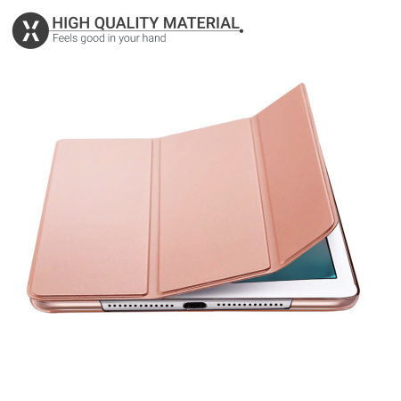 Olixar iPad Mini 2019 Folding Stand Smart Case - Rose Gold