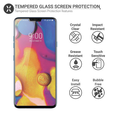 Olixar LG G8 Tempered Glass Screen Protector