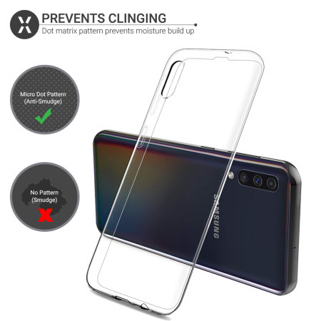 Coque Samsung Galaxy A70 Olixar Ultra-mince en gel – 100% Transparent