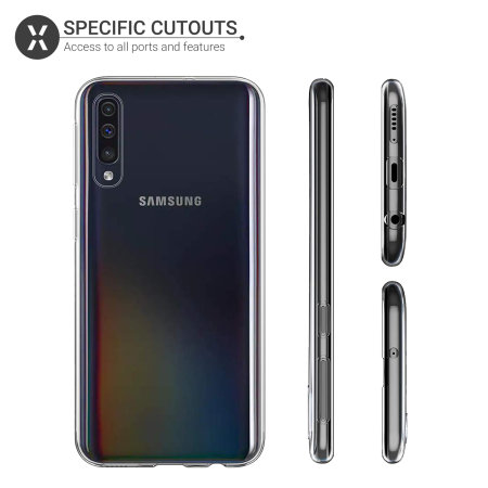 Olixar Flexishield Samsung Galaxy A70 Case - 100% Clear