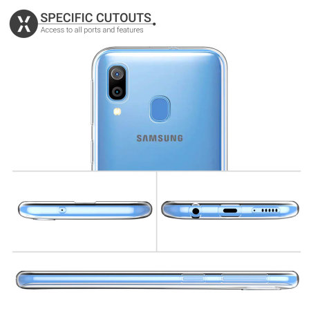 Olixar Ultra-Thin Samsung Galaxy A40 Case - 100% Clear