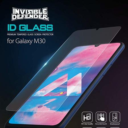 Protection d'écran Samsung Galaxy M30 Rearth Defender en verre trempé