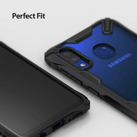 Ringke Fusion X Samsung Galaxy A20 Case - Black